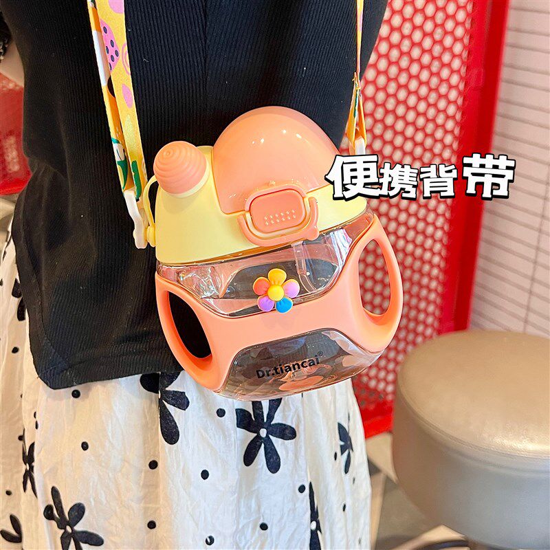 儿童吸管水杯一岁以上宝宝水瓶y婴儿喝水杯子幼儿园重力球刻度奶