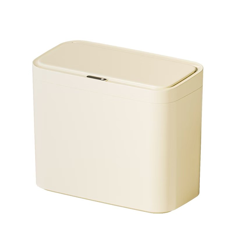 2024新款f夹缝智能感应式垃圾桶带盖家用客厅轻奢卧室卫生间全自