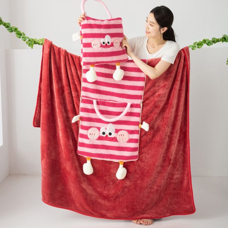 手提抱枕被子两j用二合一办公室午睡枕头车载毯汽车靠垫空调被沙,居家布艺,抱枕被,淘宝优惠券,粉丝福利购,淘宝优惠卷