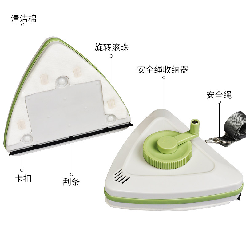 双面擦家用玻璃神器搽厚窗户中空强磁楼J清洁刮子工具双层可调磁