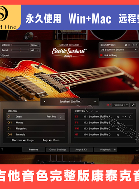 Session Guitarist Electric Sunburst Deluxe电吉他音色库豪华版