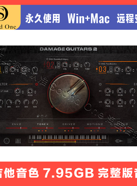 Heavyocity Damage Guitars 2 电吉他 Loop 硬摇滚配乐康泰克音源