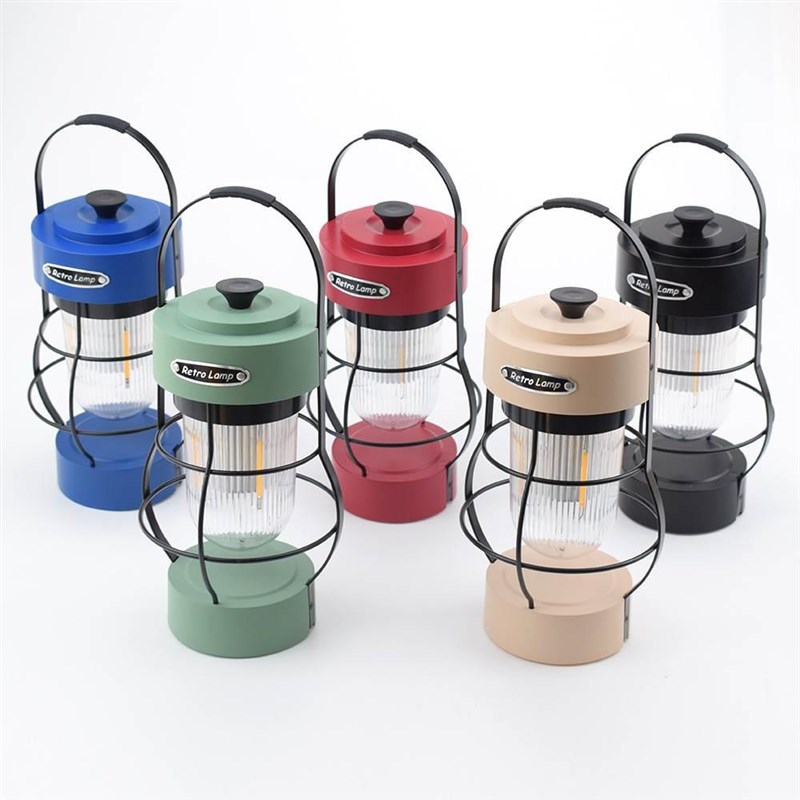 新款户外露营灯野营灯露营氛围灯充电照明手提复古马灯Z帐篷营地