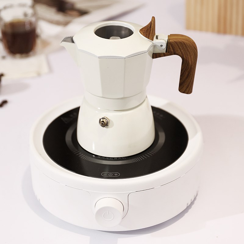 户外双阀摩卡壶家用煮咖啡壶v意式浓缩萃取壶咖啡机摩卡咖啡壶明