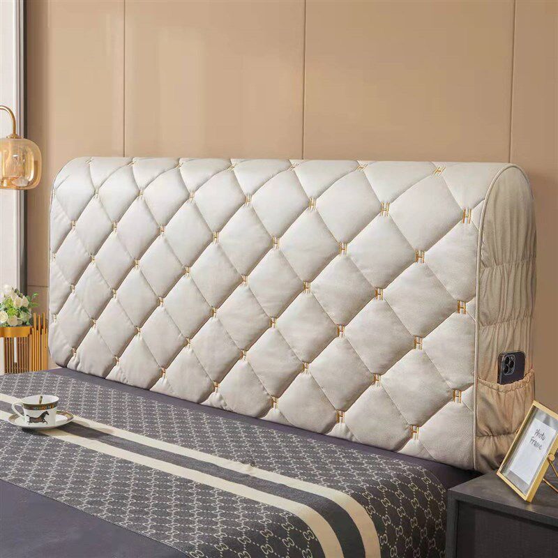 2021b新款科技布加厚床头罩套全包弹力万能软包皮床木床保护套欧