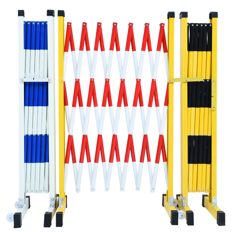 玻璃钢管式伸缩围栏电力施工绝缘硬质折叠可移动道路Y隔离防护栏