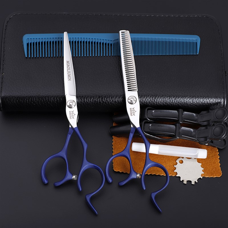 苗刘民专业理发剪刀 美发剪刀 打薄剪碎J发剪刘海 发型师专用套装