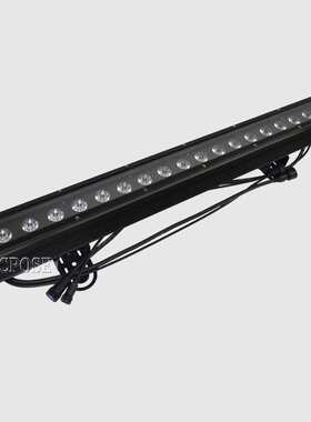 18颗条形景观灯RGBWA UV四五六色合一 户外防水洗墙灯舞台染色灯