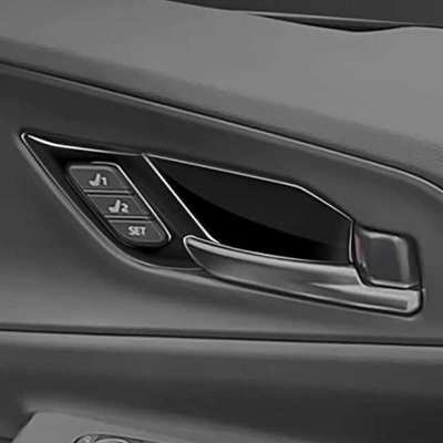 适用于丰田23款普锐斯内门碗 Prius 60系内拉手框改装装饰亮片贴