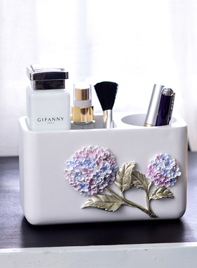 欧式多功能笔筒办公室简约桌面创意可爱时尚个性化妆X刷收纳盒摆