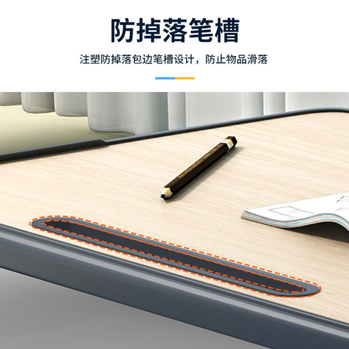 厂家直销培训班家用双柱课桌学校D桌子儿童加厚课桌椅双人可升降