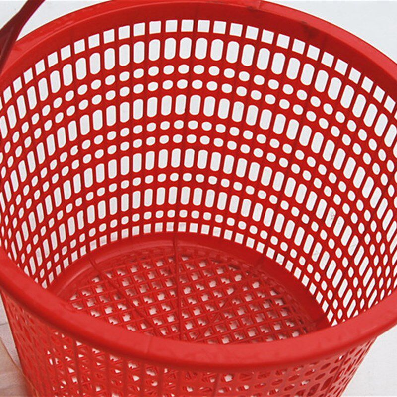 圆形包邮草莓蓝子手提塑料篮水果园蔬菜篮M采摘杨梅桑葚樱桃枇杷