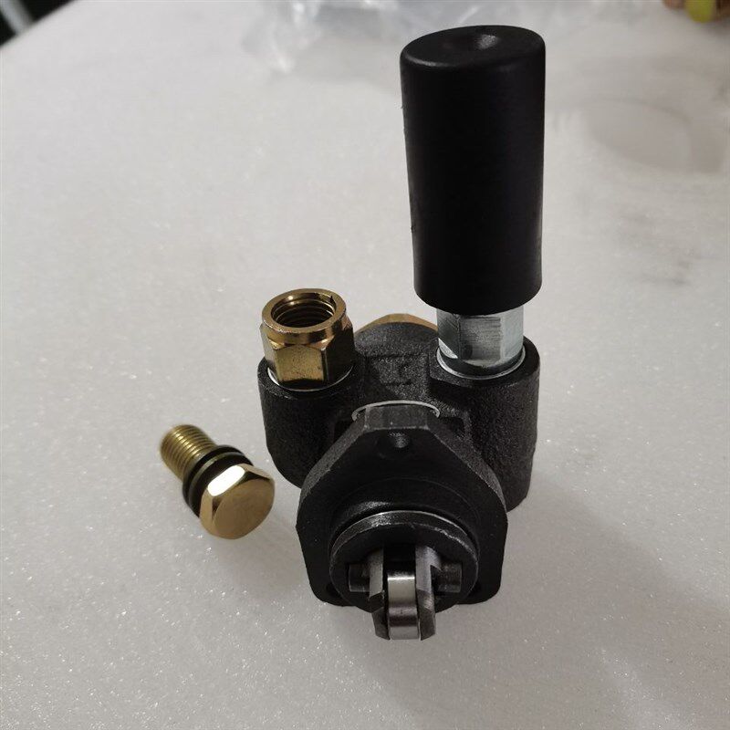 叉车柴油输油泵手油泵m 新柴490/485/495发动机手压泵合力杭叉龙