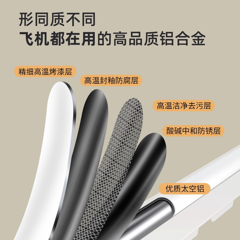 包安装手摇升降晾衣架阳台室内家用侧装单杆上下双层W隐形凉晒衣