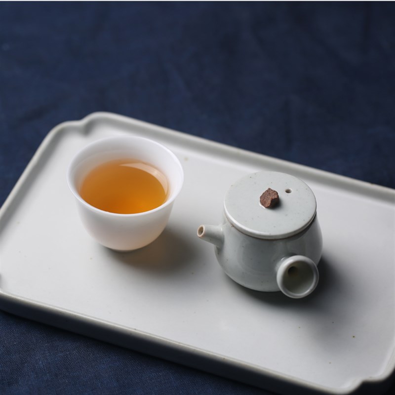 迷你袖珍侧把壶陶瓷小壶单人儿童A冲茶一杯量茶具旅行小巧便携个