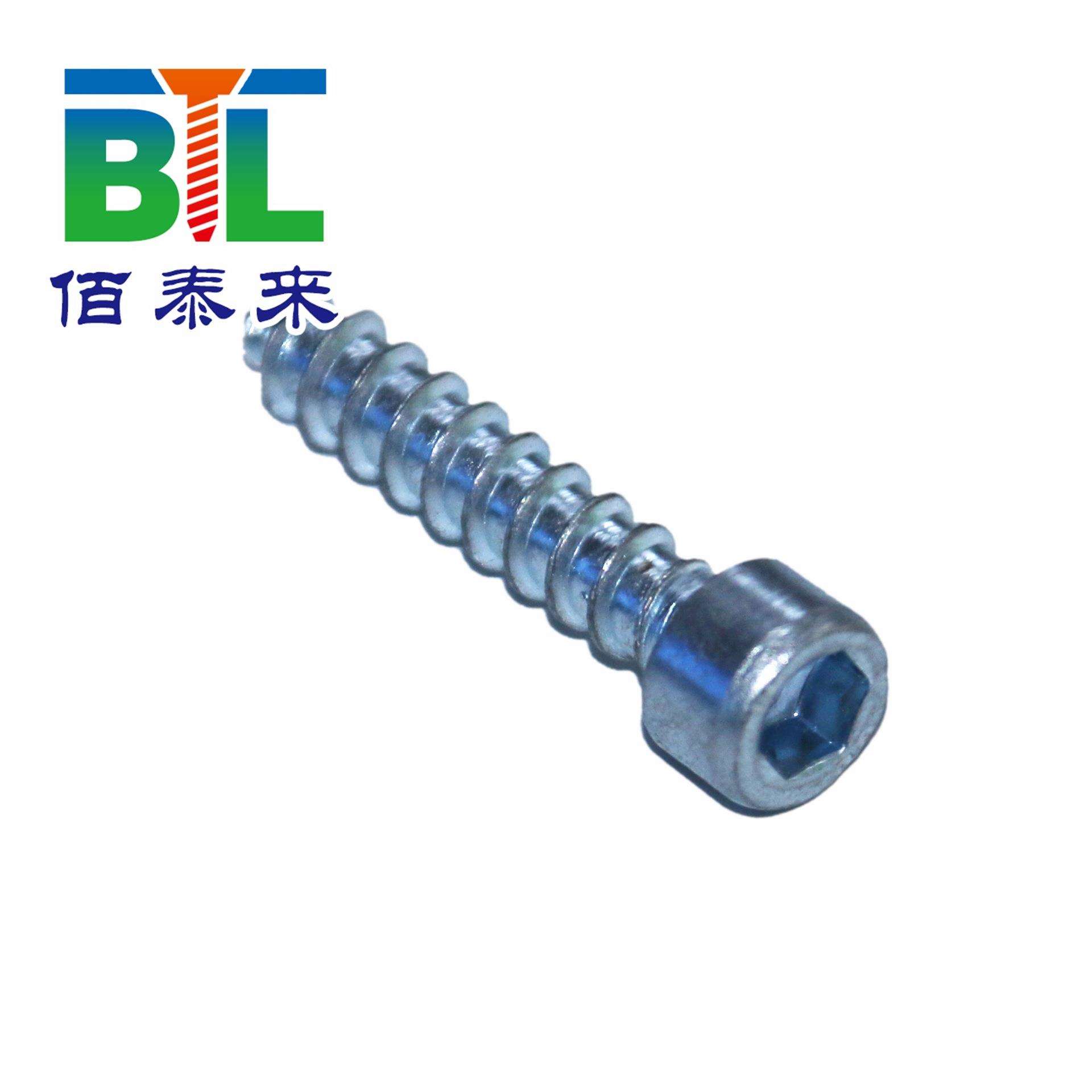 厂家直销现货内六角自攻钉内六角木螺丝过山丝内六角沉头