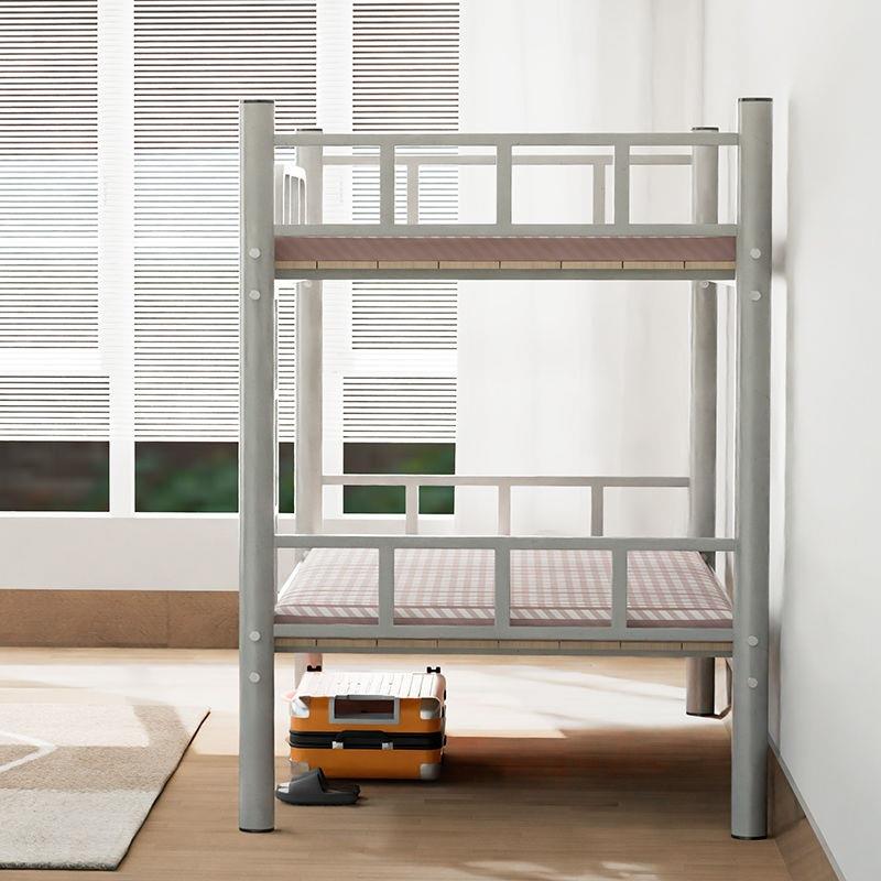 热销上下铺铁架床员工宿舍高低铁床学生双层架子床工地简易单层床
