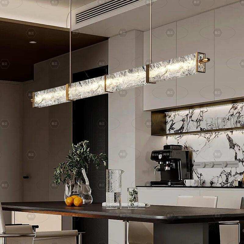 极简中山工厂直销现代简约餐厅餐桌吧台岛台茶室云雾装饰吊灯奶茶