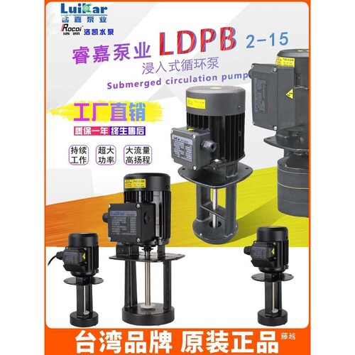 机床冷却水泵LDPB1V-2H-4V-15-18-20-30-40睿嘉线切割卧式多级泵