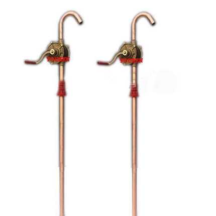 铝青铜防爆手摇油泵 1350mm铝青铜手摇泵 防爆抽油泵转子泵创泰玻