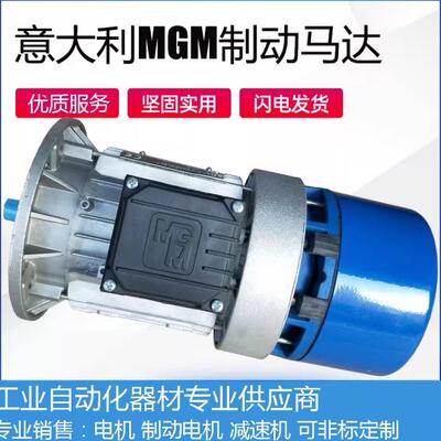 意大利原装进口MGM刹车电机，常州MGM制动马达，MGM刹车BA71C4