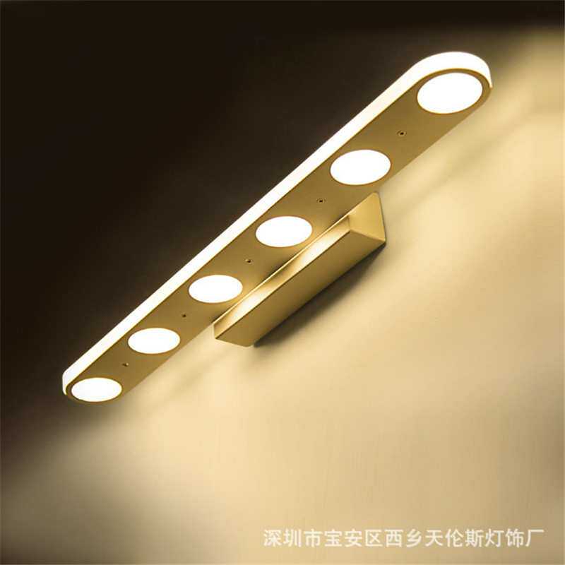 镜前灯柜灯浴室卫生间亚克力壁画简约化妆台防水led厕所壁灯镜柜