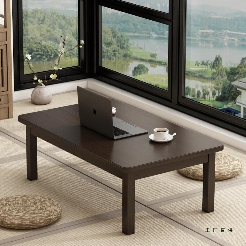 楠竹炕桌家用实木榻榻米小茶几炕上吃饭桌飘窗学习书桌电脑矮桌子