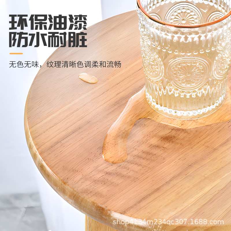 实木凳子高脚椅拆装加固款吧台椅70cm高原木色茶吧椅休闲实用高凳