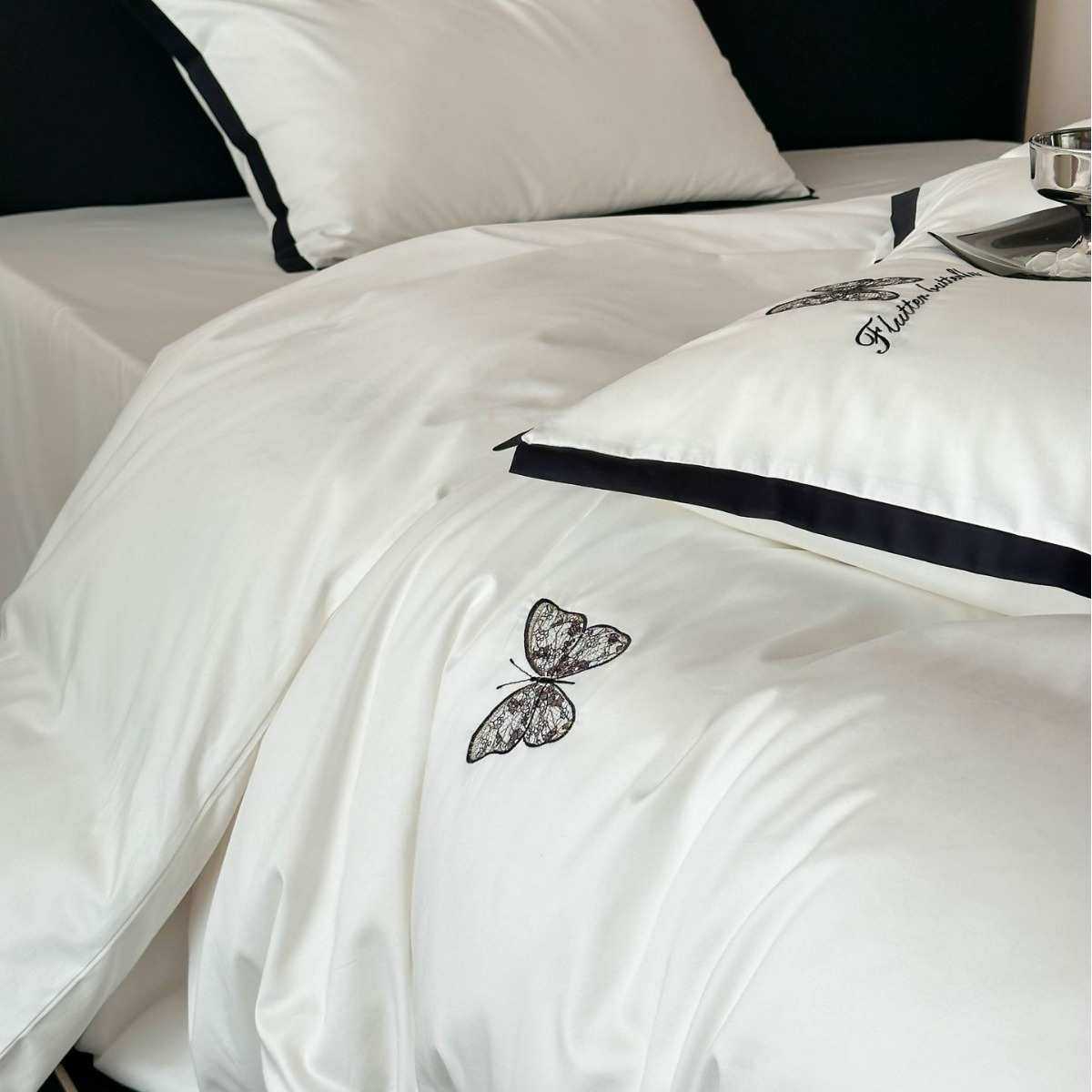 A100长绒棉四季款纯棉四件套全棉贡锻床单蝴蝶刺绣高级床单被床笠,3C数码配件,USB灯,淘宝优惠券,粉丝福利购,淘宝优惠卷