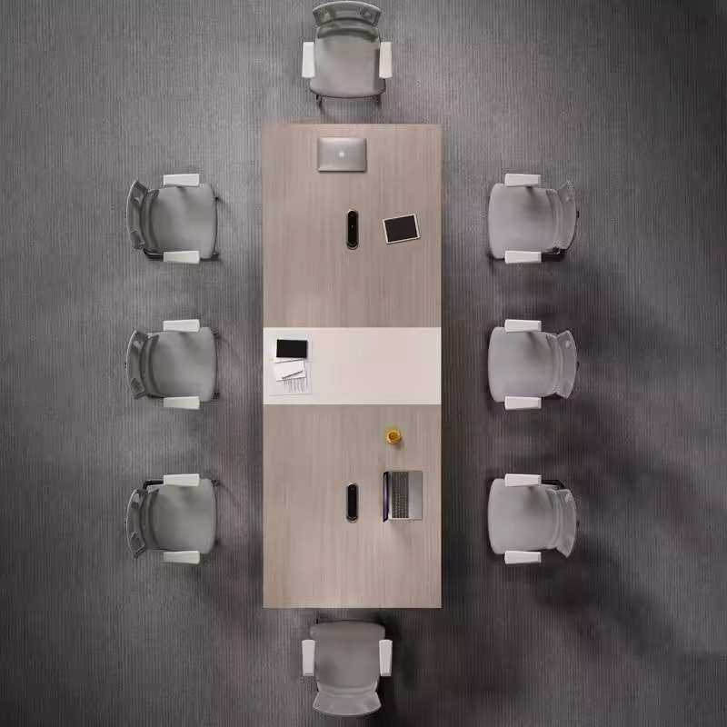 办公会议桌长桌简约现代会议室桌椅组合小型会议桌子接待洽谈条桌