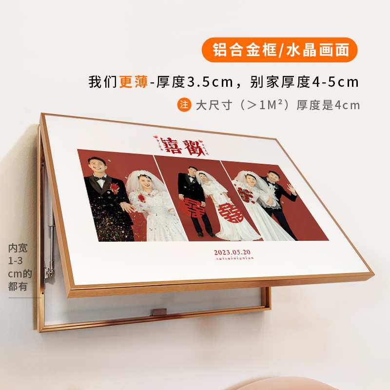电表箱装饰画遮挡尺寸轻奢照片极简挂画配电闸遮丑盒新款