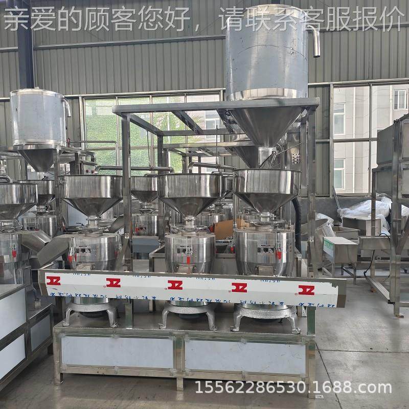 时产KJP500三连生产线商用豆浆机斤连厂家 磨大型三磨浆机,清洗/食品/商业设备,其他食品加工设备,淘宝优惠券,粉丝福利购,淘宝优惠卷