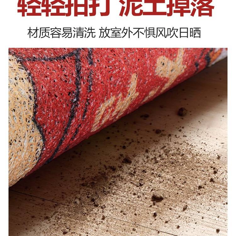 欢迎光临入户门垫地垫商用店铺门口丝圈脚垫迎宾开业地毯定 制log