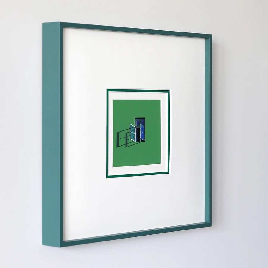 蜂鸟集 卧室客厅餐厅摄影《窗》 装饰画现代简约多巴胺彩色框挂画