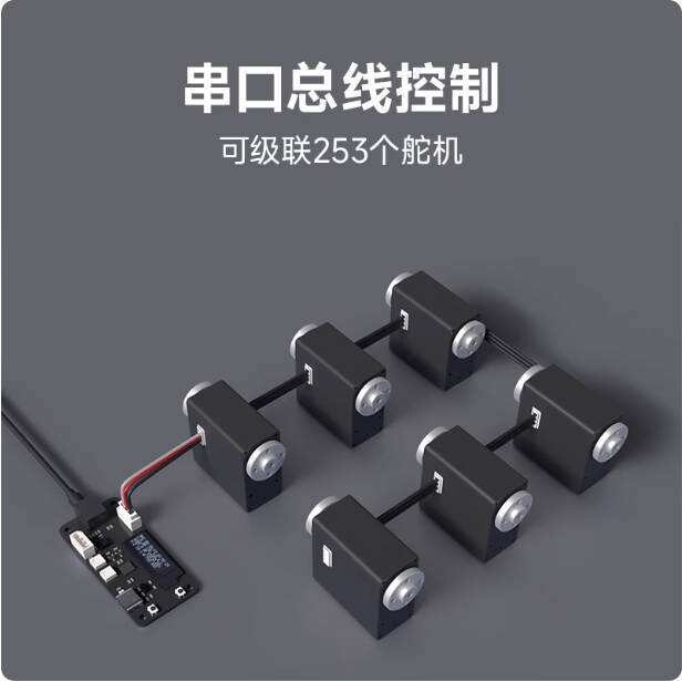 ST3025 Servo 40kg.cm串行总线舵机 高精度 大扭矩 360°磁编码器