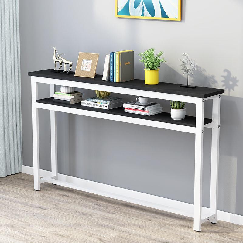 阳台长条桌书桌客厅靠墙长条桌子吧台长桌简易窄桌卧室靠窗电脑桌