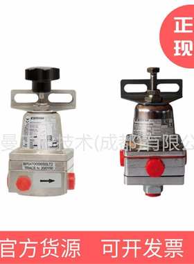 Sitecna工业级不锈钢背压调节器BP04700000SSFK2带支架与FKM膜片