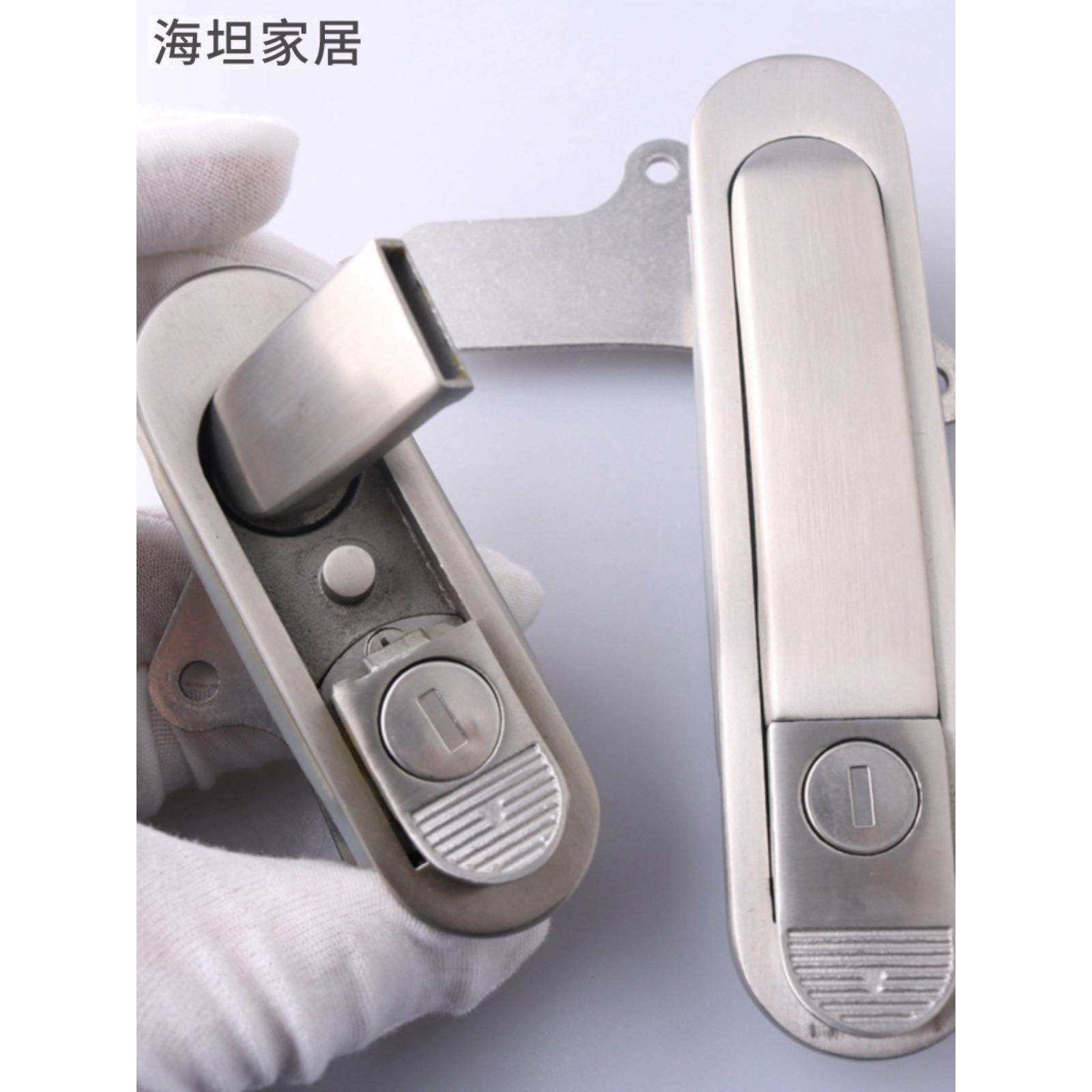 新AB303基业锁304不锈钢电柜箱锁设备门锁配电箱锁AB302弹跳式锁