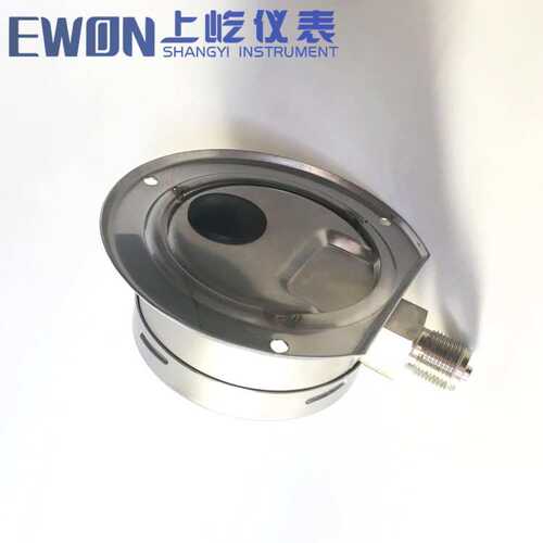 Pressure gauge y-102bf ytf-100ht 径向后带边不锈钢压力表304SS