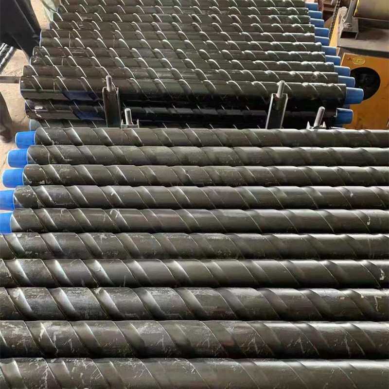 73#三棱刻槽螺旋钻杆煤矿开采73mm刻槽探水钻杆地质勘探用 R780