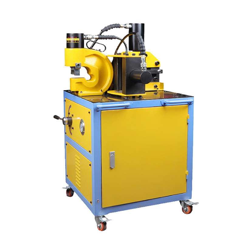 巨琥多功能角钢切断冲孔机母线加工机角铁组合式三四合一加工机