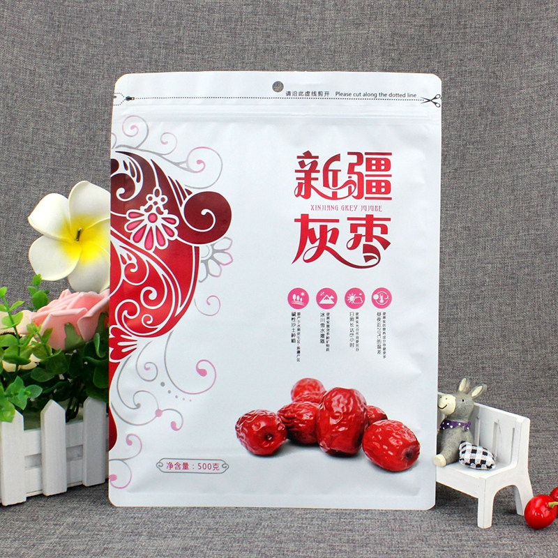 新疆灰枣骏枣自封袋 阿苏若羌枣拉链包装袋