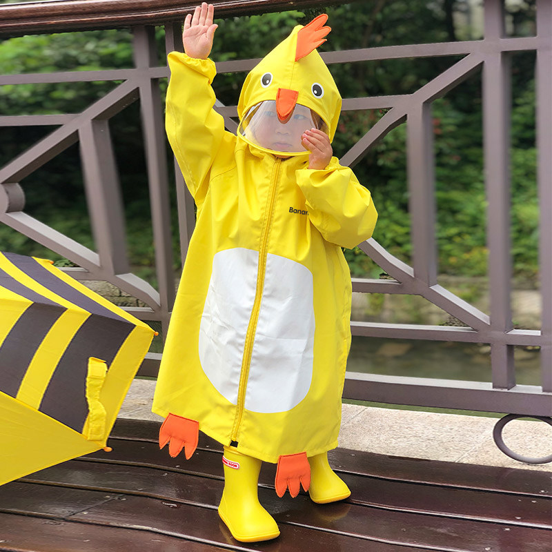 儿童雨衣幼儿园宝宝小孩男童女童小童雨具雨披学生玩水上学用