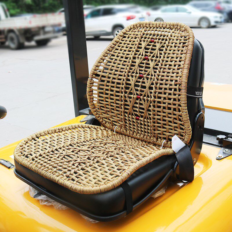 汽车坐垫季通用冰丝编织夏季凉垫装载铲车叉车座垫通风单片