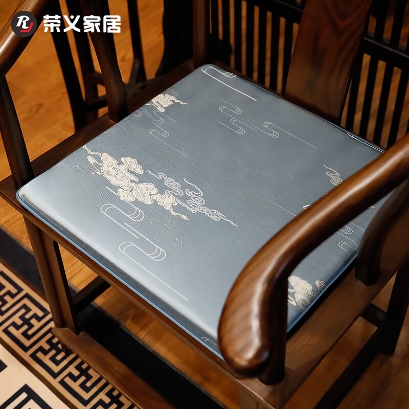 红木沙发坐垫实木古典椅座餐椅垫茶椅垫圈椅坐垫防滑椅垫