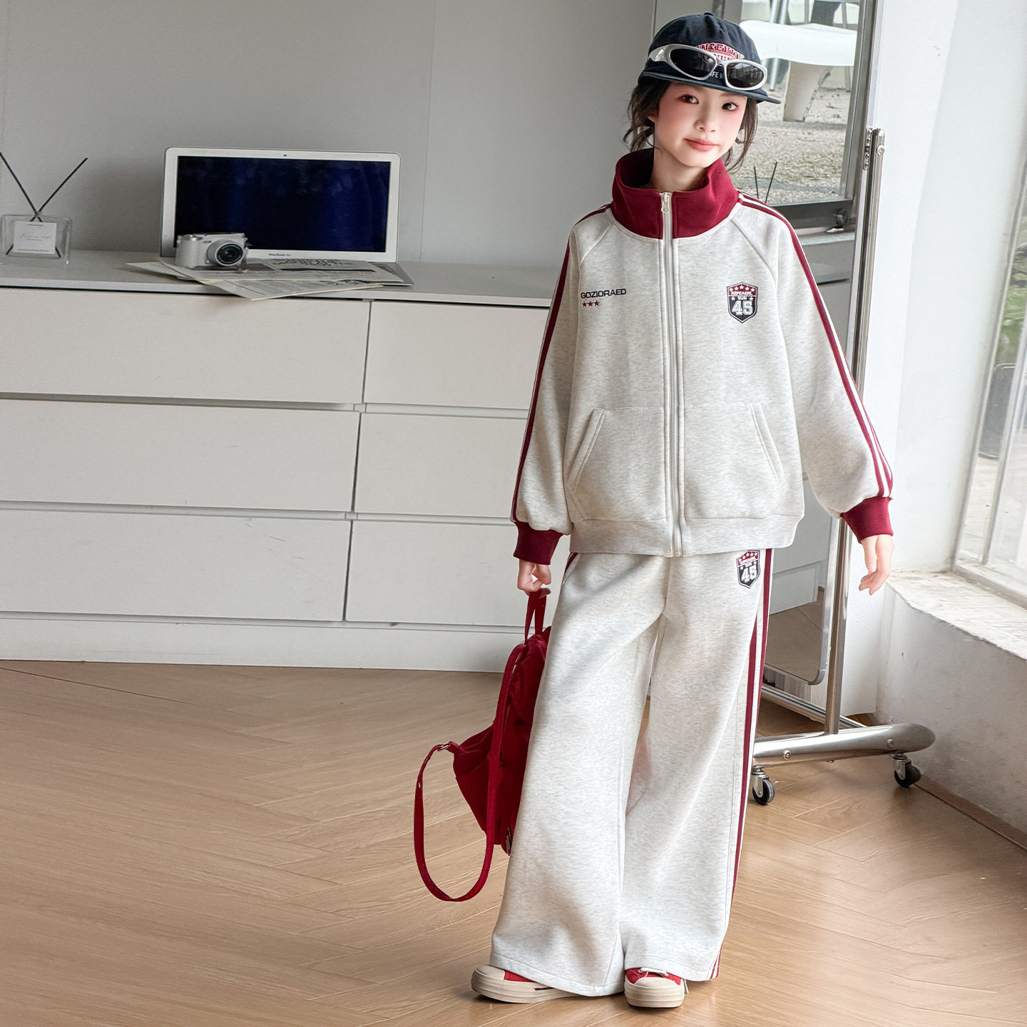 儿童装女童秋装外套休闲裤套装2026新款中大童女孩春秋款洋气时髦