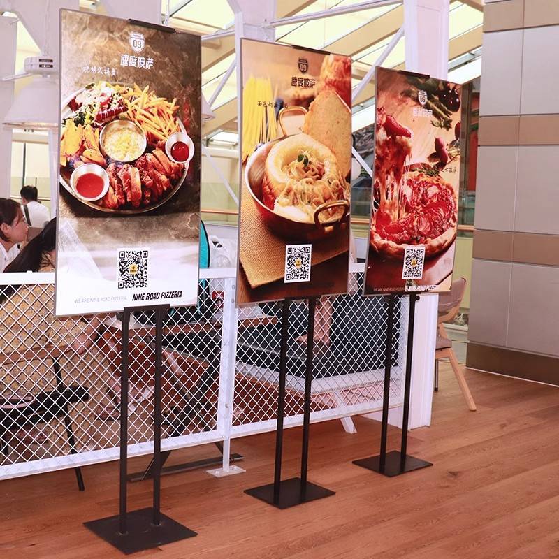kt板支架海报架子防风展架立式落地广告牌展示架注水宣传立牌水牌