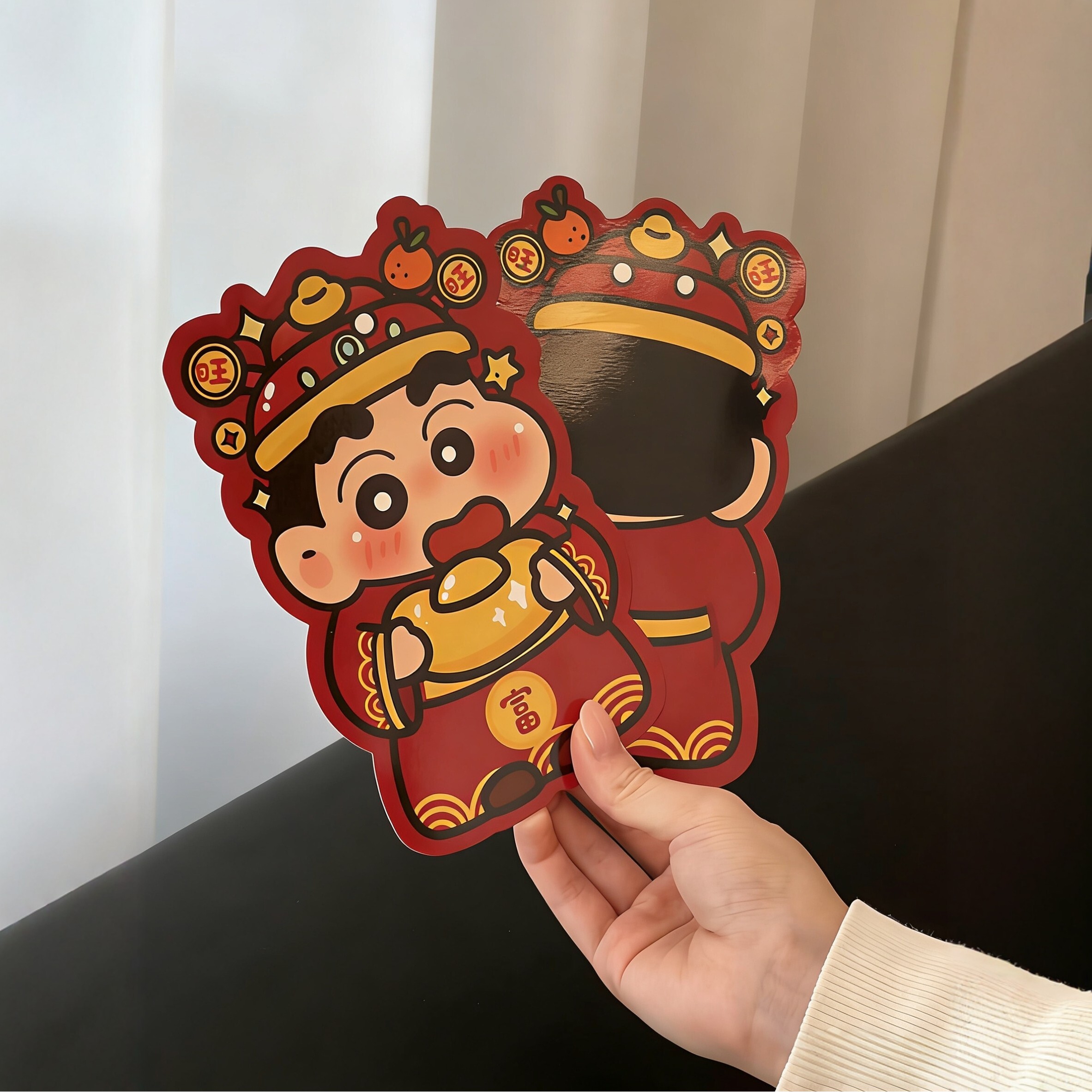 蜡笔小新新年红包马年利是封2026年压岁包创意过年小孩红包袋卡通