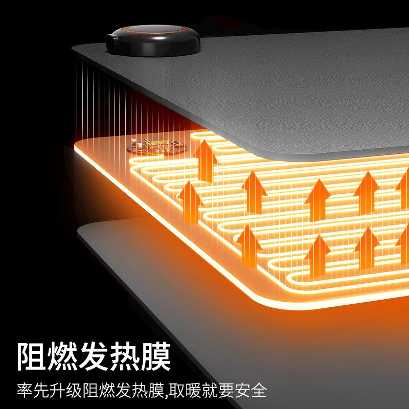 加热鼠标垫桌垫加大发热办公室桌面学生宿舍保暖冬季电热暖手桌垫
