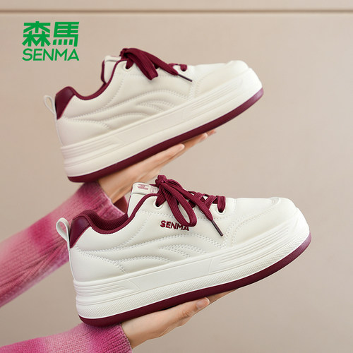 森马2026新款秋季厚底运动鞋女款